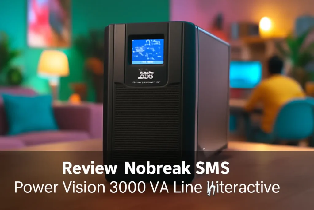 Nobreak SMS Power Vision 3000 VA Line Interactive: Potência e Confiabilidade para Seu Equipamento