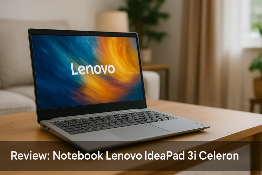 Notebook Lenovo IdeaPad 3i Celeron: Leveza e Simplicidade