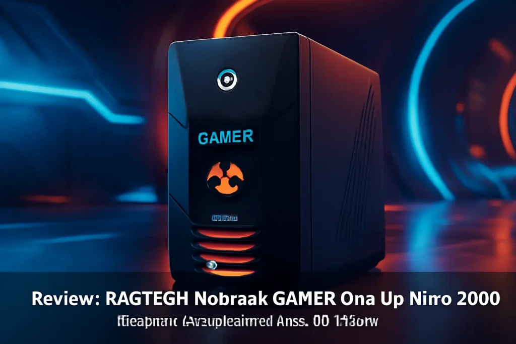 RAGTECH Nobreak GAMER One Up Nitro 2000: Potência e Estabilidade para PCs Gamer