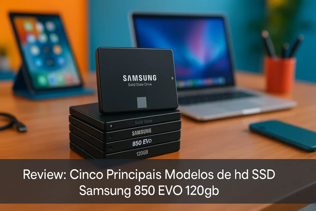 Cinco Principais Modelos de hd SSD Samsung 850 EVO 120gb