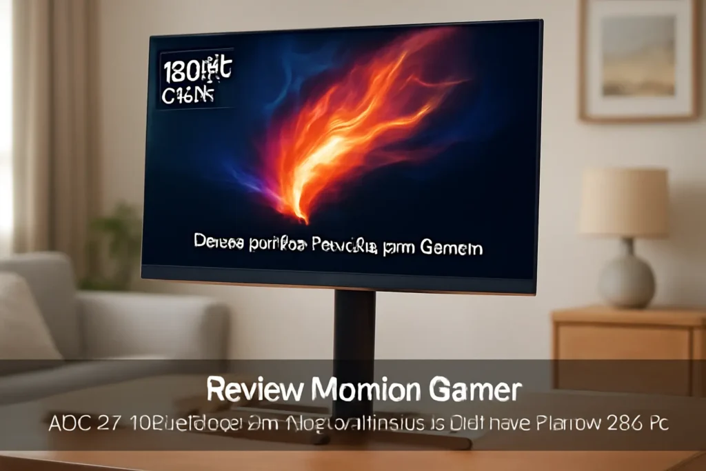 Monitor Gamer AOC 27" 180Hz 0,5ms IPS Ajuste de Altura 27G4/P: Desempenho e Precisão para Gamers
