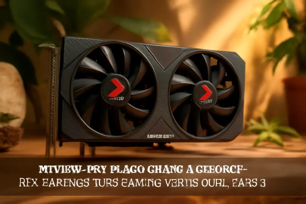 PNY Placa Gráfica GeForce RTX™ 4060 8GB XLR8 Gaming Verto™ Dual Fan OC DLSS 3