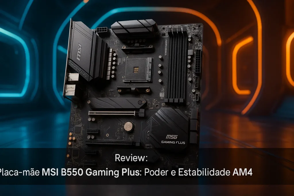 Placa Mãe MSI B550 Gaming Plus: Poder e Estabilidade AM4