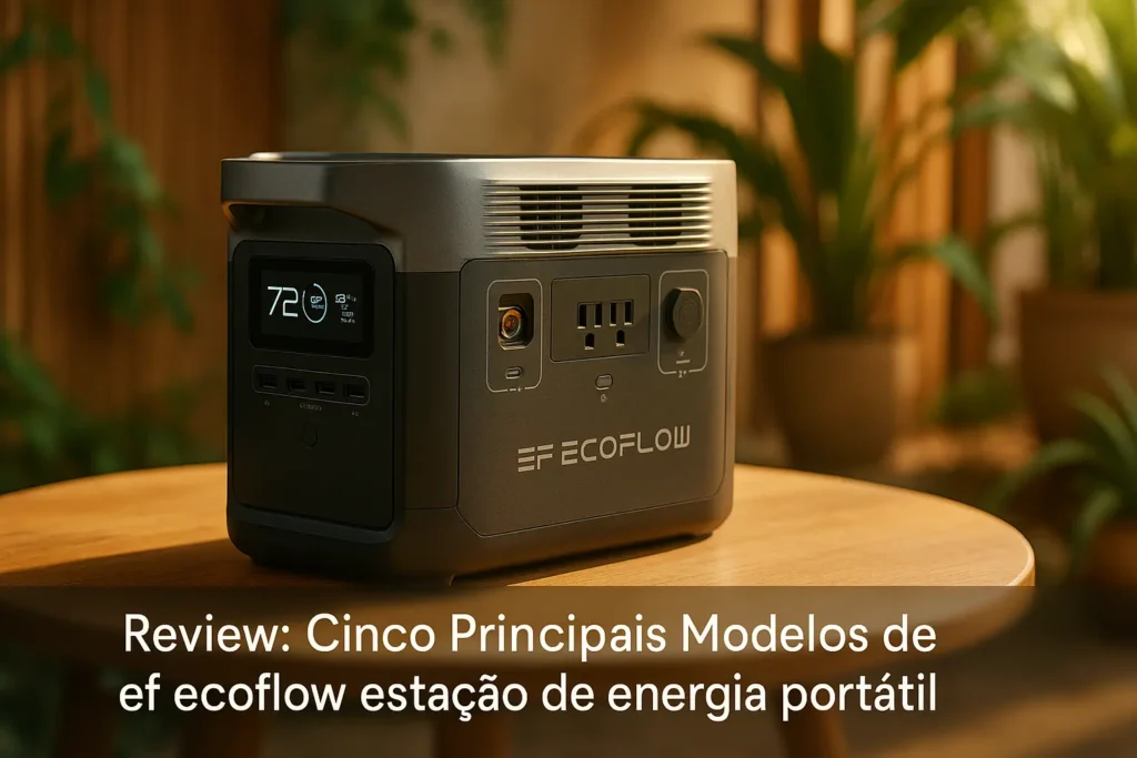 Cinco Principais Modelos de ef ecoflow estação de energia portátil