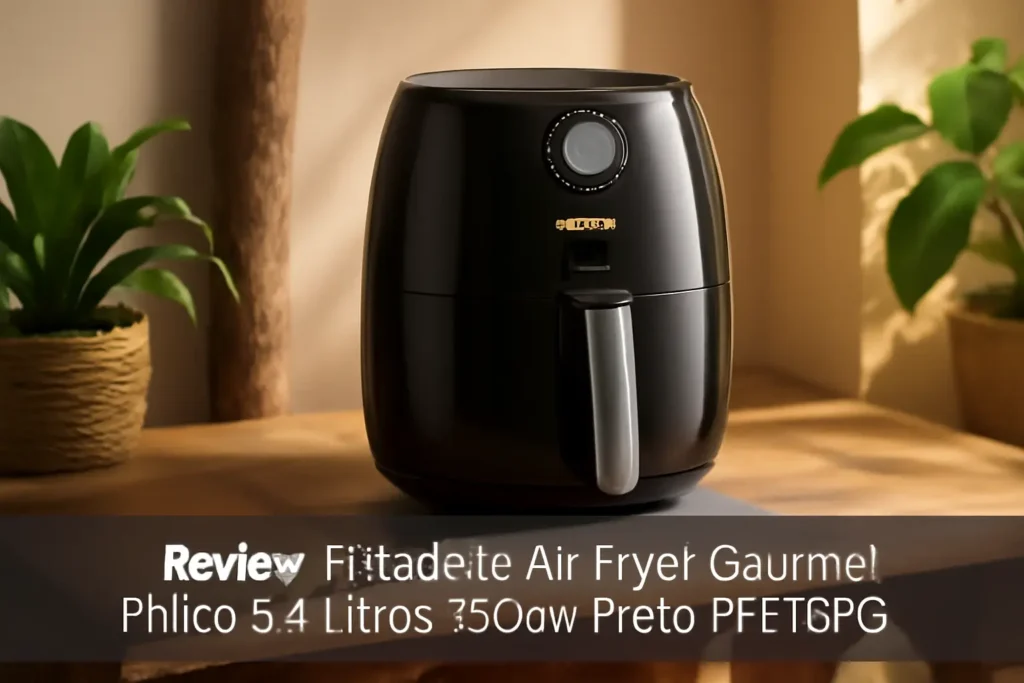 Fritadeira Air Fryer Gourmet Philco 4,4 Litros 1500w Preto PFR15PG - Desempenho e Praticidade na Cozinha