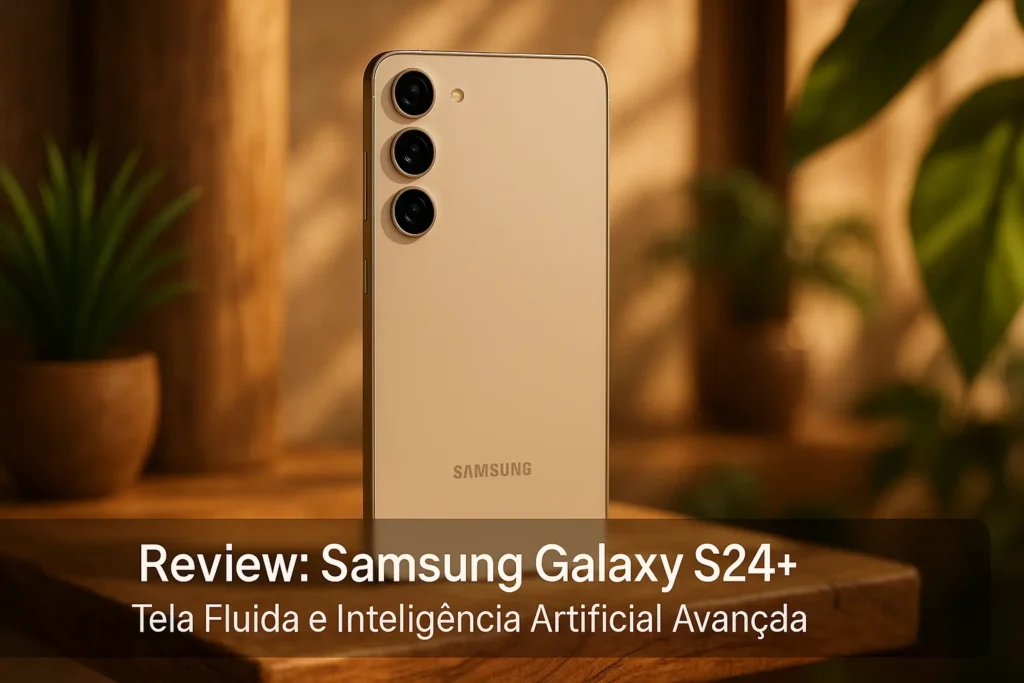 Samsung Galaxy S24+: Tela Fluida e Inteligência Artificial Avançada