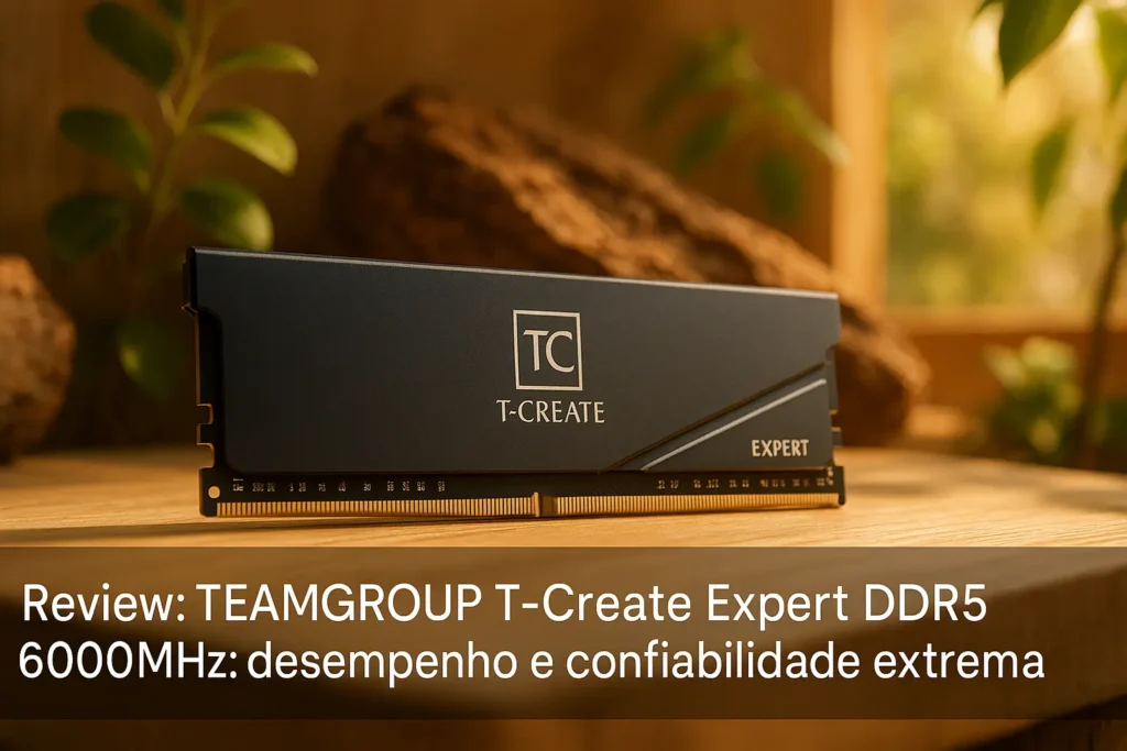 TEAMGROUP T-Create Expert DDR5 6000MHz: desempenho e confiabilidade extrema