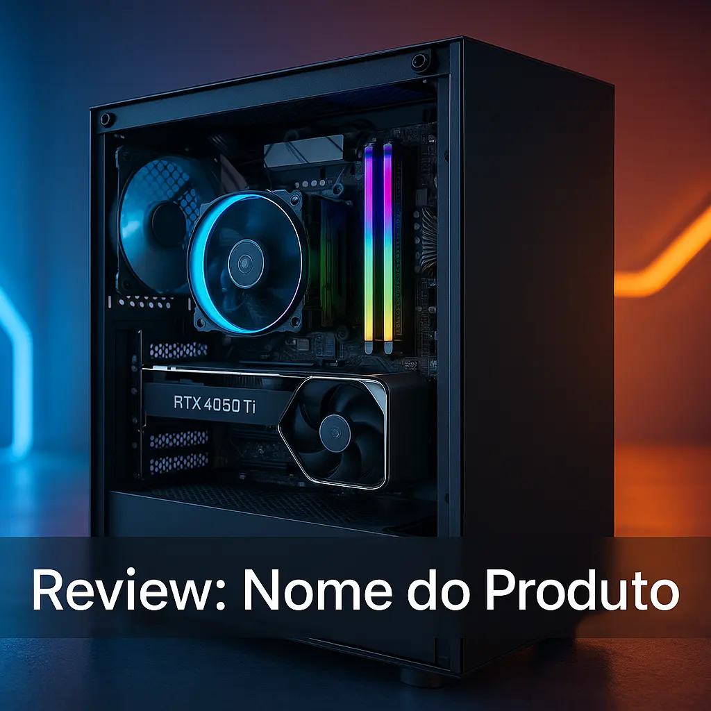 Monte seu PC: Ryzen 7 5700, RTX 4060 Ti, 16GB, 1TB SSD