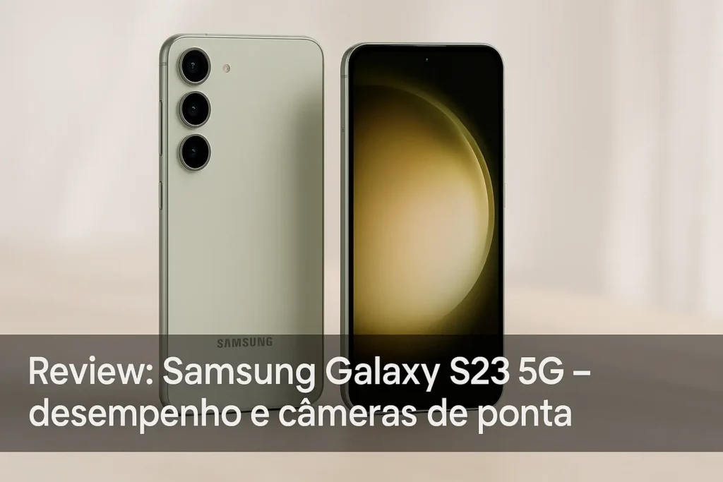 Samsung Galaxy S23 5G: desempenho e câmeras de ponta