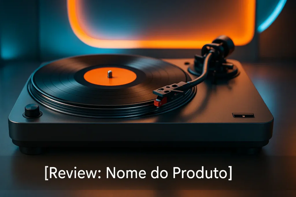 Top Cinco toca discos vinil