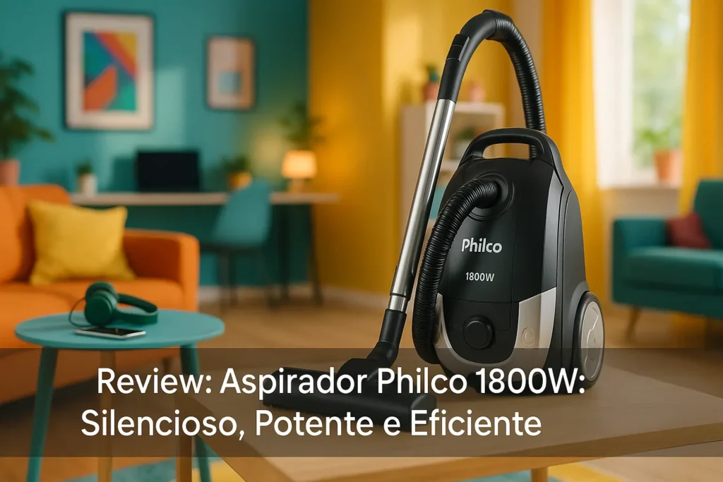 Aspirador Philco 1800W: Silencioso, Potente e Eficiente