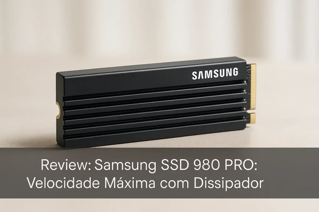 SAMSUNG SSD 980 PRO: Velocidade Máxima com Dissipador