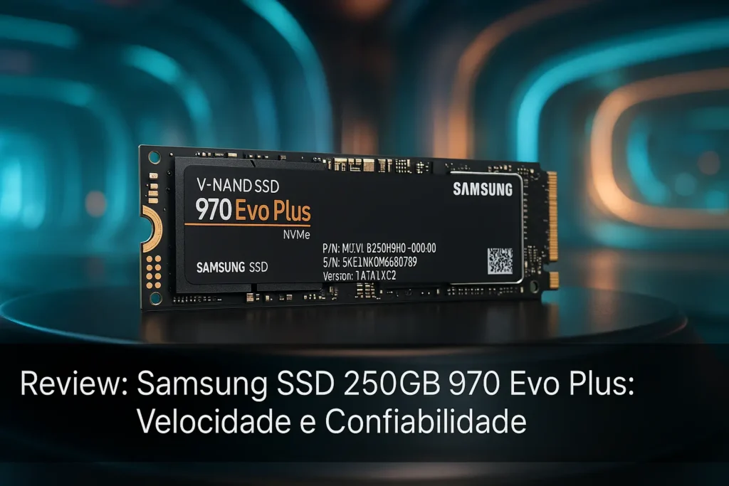 Samsung SSD 250GB 970 Evo Plus: Velocidade e Confiabilidade
