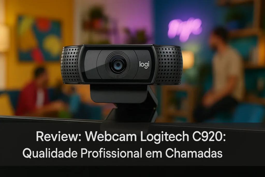 Webcam Logitech C920: Qualidade Profissional em Chamadas
