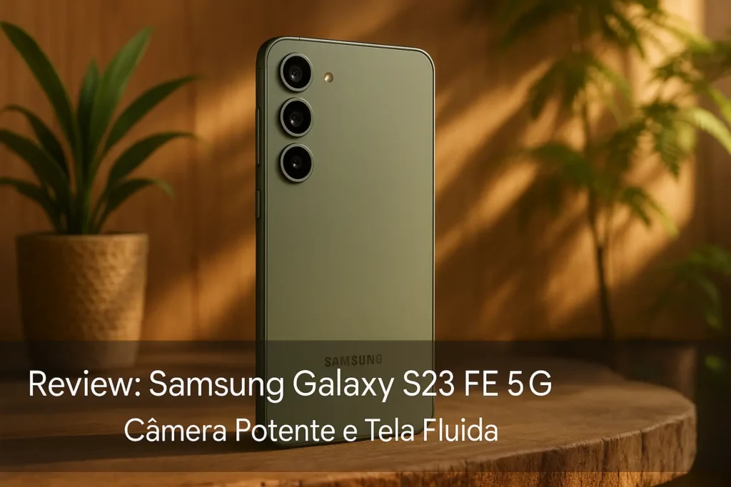 Samsung Galaxy S23 FE 5G: Câmera Potente e Tela Fluida