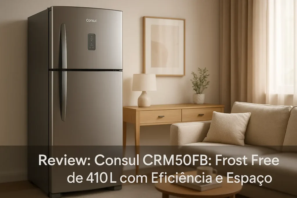 Consul CRM50FB: Frost Free de 410L com Eficiência e Espaço