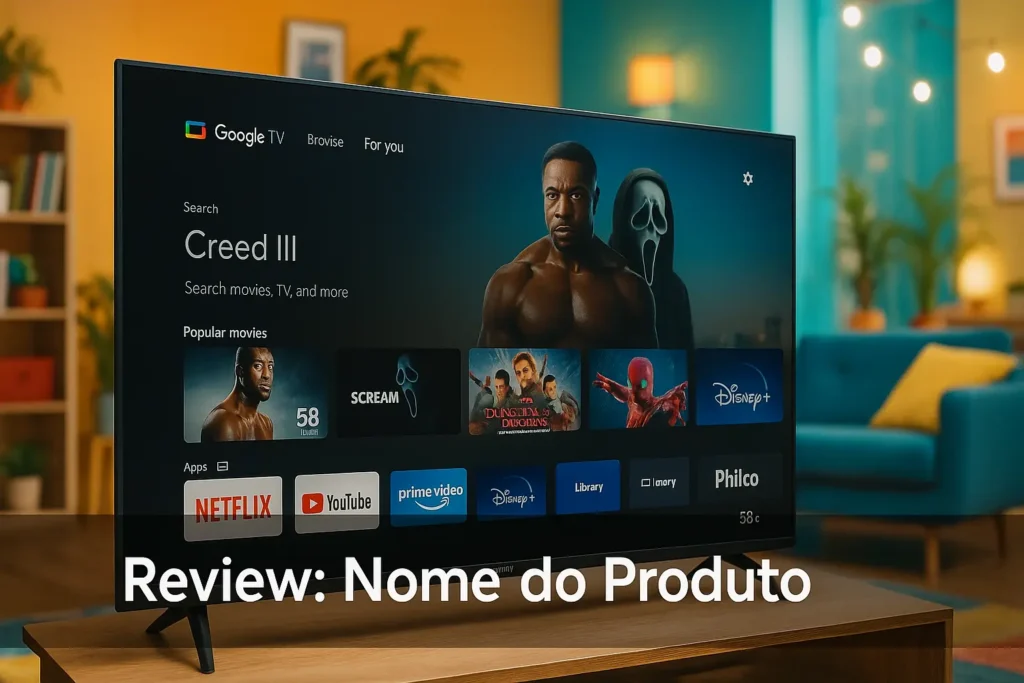 Principais 5 tv smart 58 polegadas philco