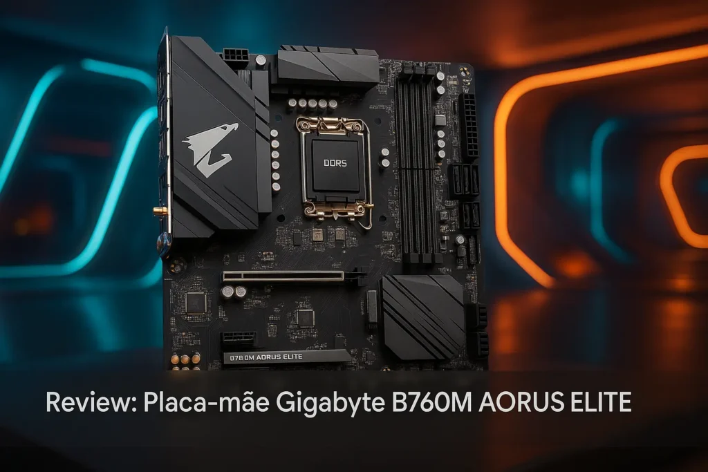 Placa Mãe Gigabyte B760M AORUS ELITE: DDR5 e Confiabilidade