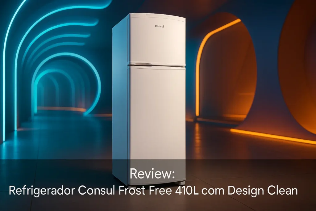 Refrigerador Consul Frost Free 410L com Design Clean
