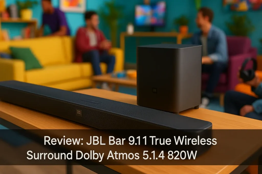 Principais Cinco JBL bar 9.1 true wireless surround dolby atmos 5.1.4 820w