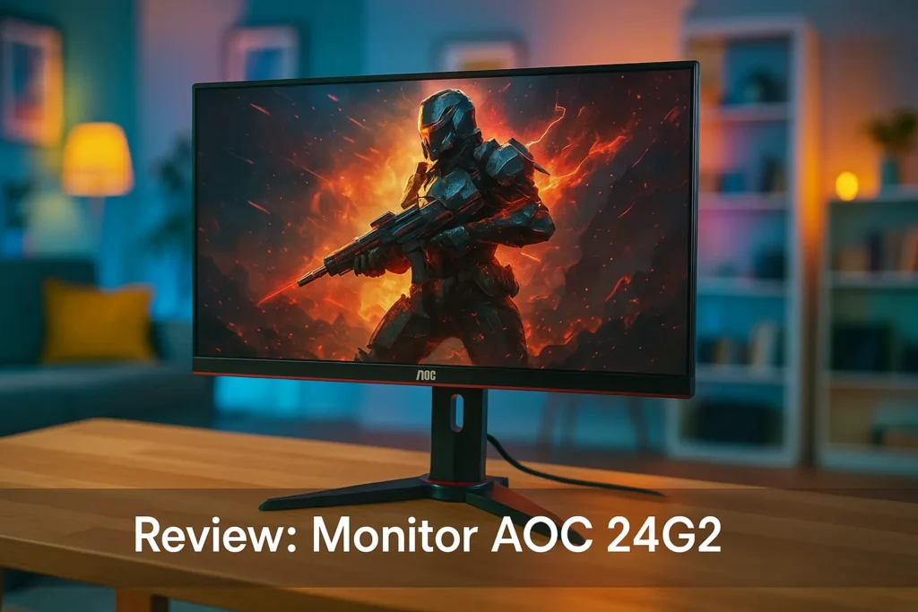 Monitor AOC 24G2: 144Hz, 1ms, IPS e FreeSync