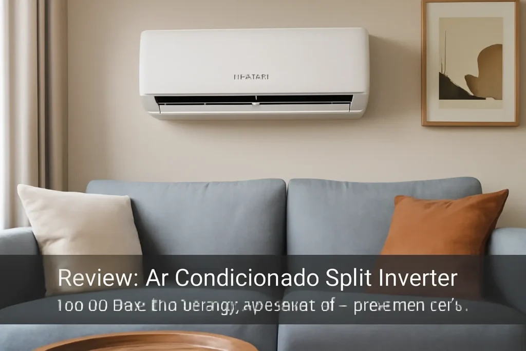 Ar Condicionado Split Inverter 12000 Btus Frio Liv Top Agratto 220V - Desempenho e Economia