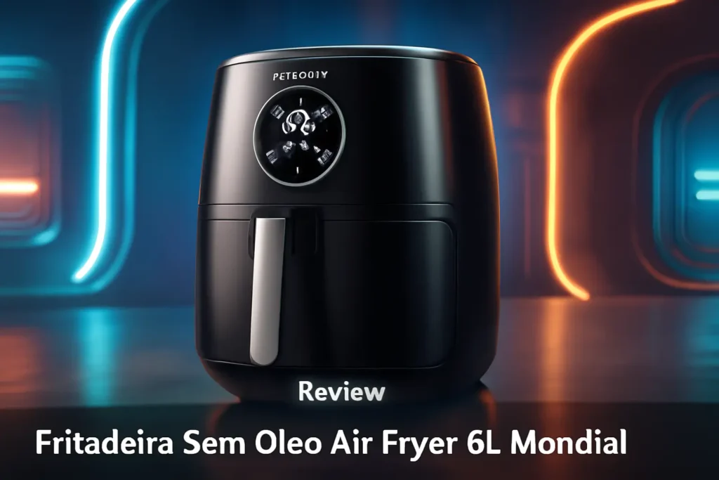 Fritadeira Sem Óleo Air Fryer 6L Mondial – Potência e Praticidade na Cozinha