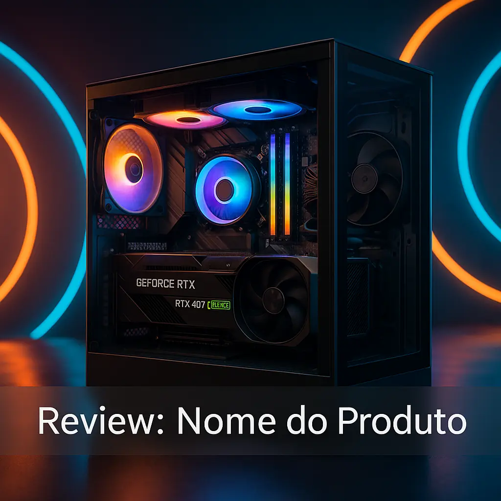 Monte seu PC: Ryzen 7 7700X, RTX 4070 Ti Super, 32GB, 1TB SSD
