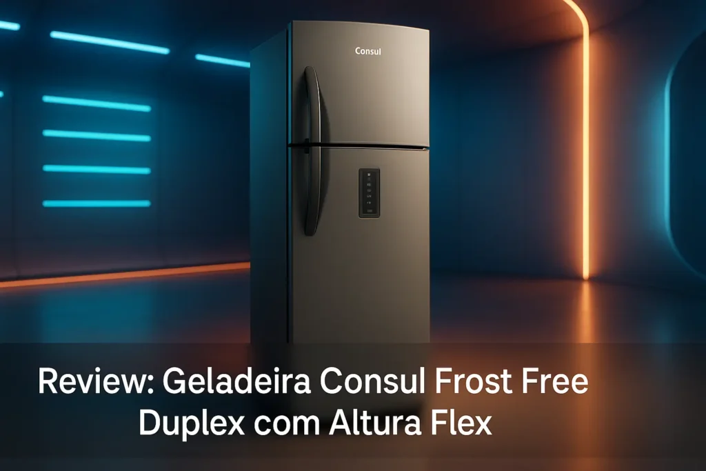 Geladeira Consul Frost Free Duplex com Altura Flex
