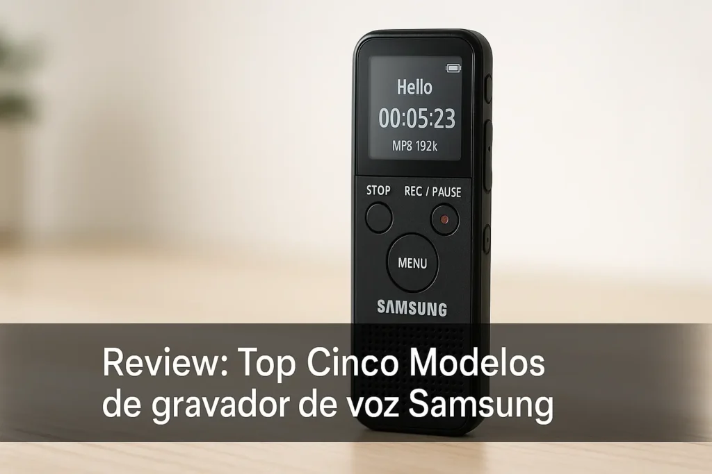 Top Cinco Modelos de gravador de voz Samsung