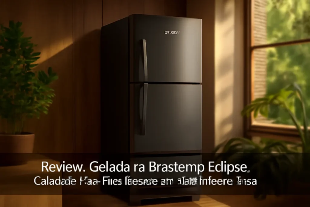Geladeira Brastemp Eclipse Collection Frost Free Inverse A+++ 479 Litros Black Inox
