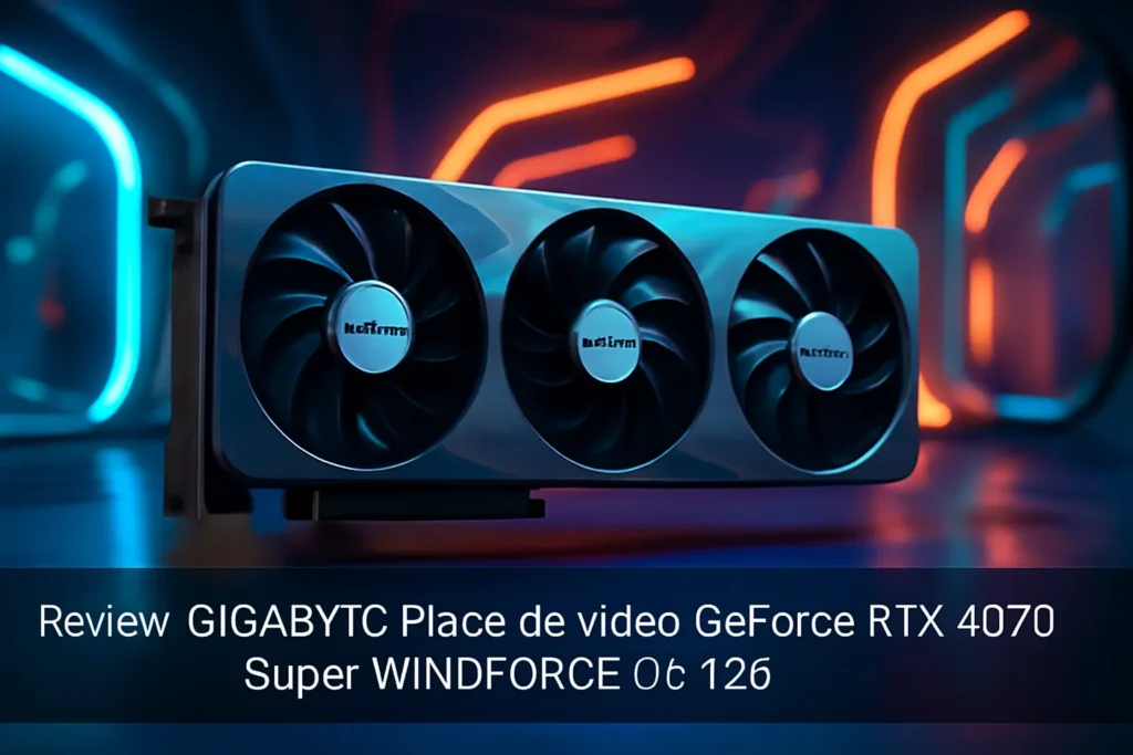 GIGABYTE Placa de vídeo GeForce RTX 4070 Super WINDFORCE OC 12G