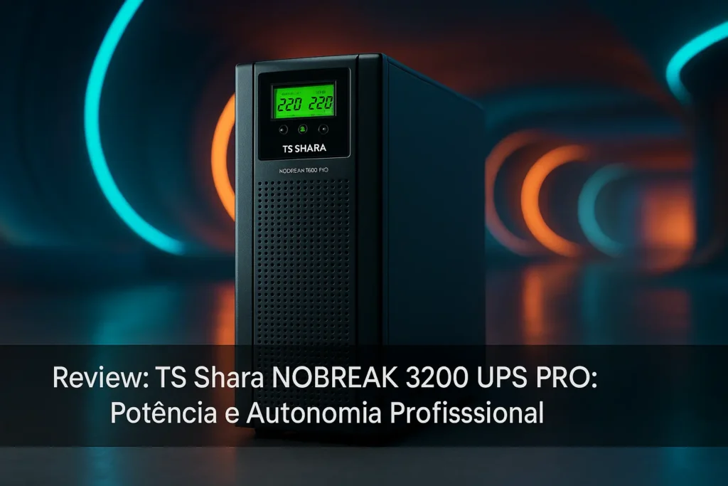 TS Shara NOBREAK 3200 UPS PRO: Potência e Autonomia Profissional
