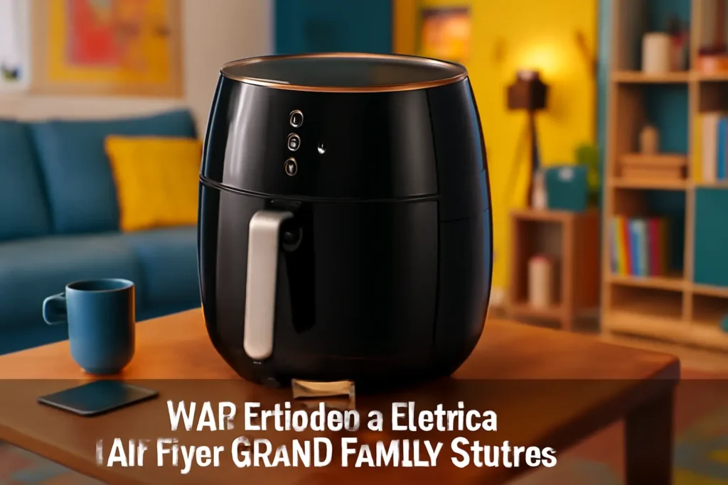 WAP Fritadeira Elétrica Air Fryer GRAND FAMILY 5 Litros: Eficiência e Design Moderno