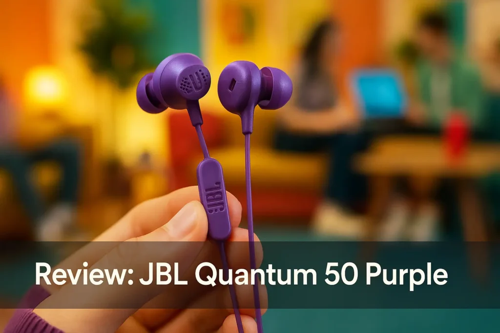 Top Cinco JBL quantum 50 purple