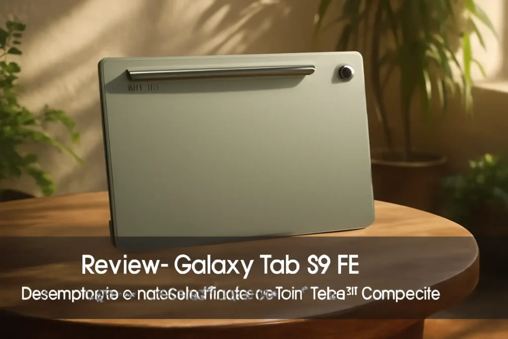 Galaxy Tab S9 FE: Desempenho e Funcionalidade em Um Tablet Compacto