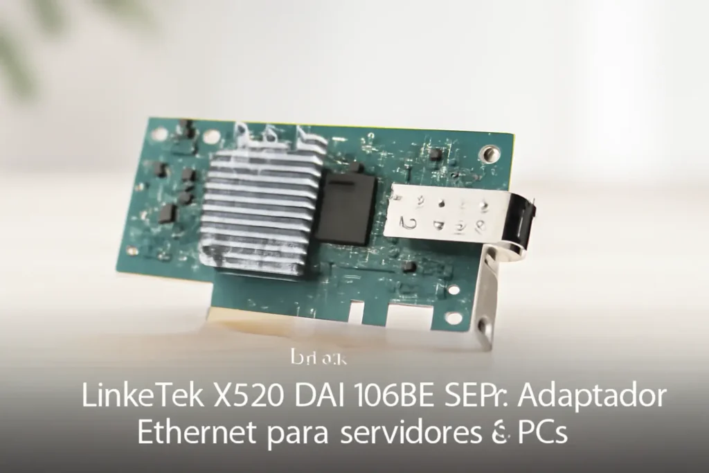 LinksTek X520-DA1 10GbE SFP+ Adaptador Ethernet para Servidores e PCs