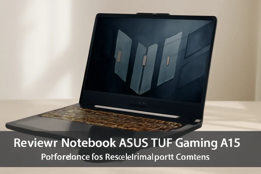 Notebook ASUS TUF Gaming A15: Performance e Resistência para Gamers