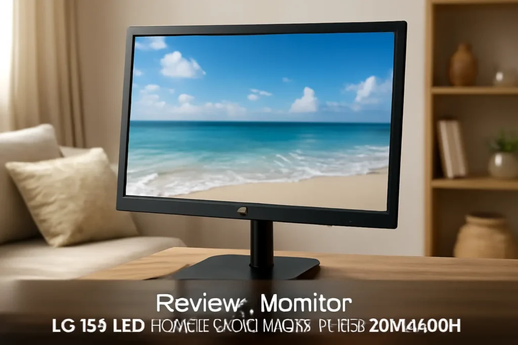 Monitor LG 19.5 LED HDMI, D-SUB, VESA Preto 20MK400H: Qualidade de Imagem e Conectividade
