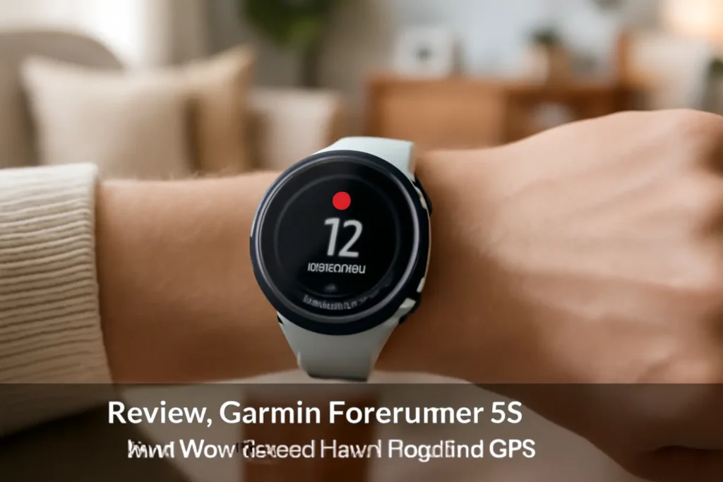 Relógio Garmin Forerunner 55 com Monitor Cardíaco de Pulso e GPS