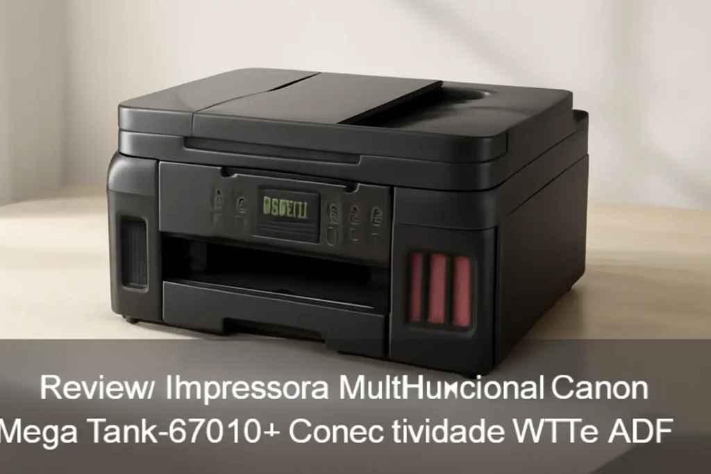 Impressora Multifuncional Canon Mega Tank G7010 - Conectividade Wifi e ADF
