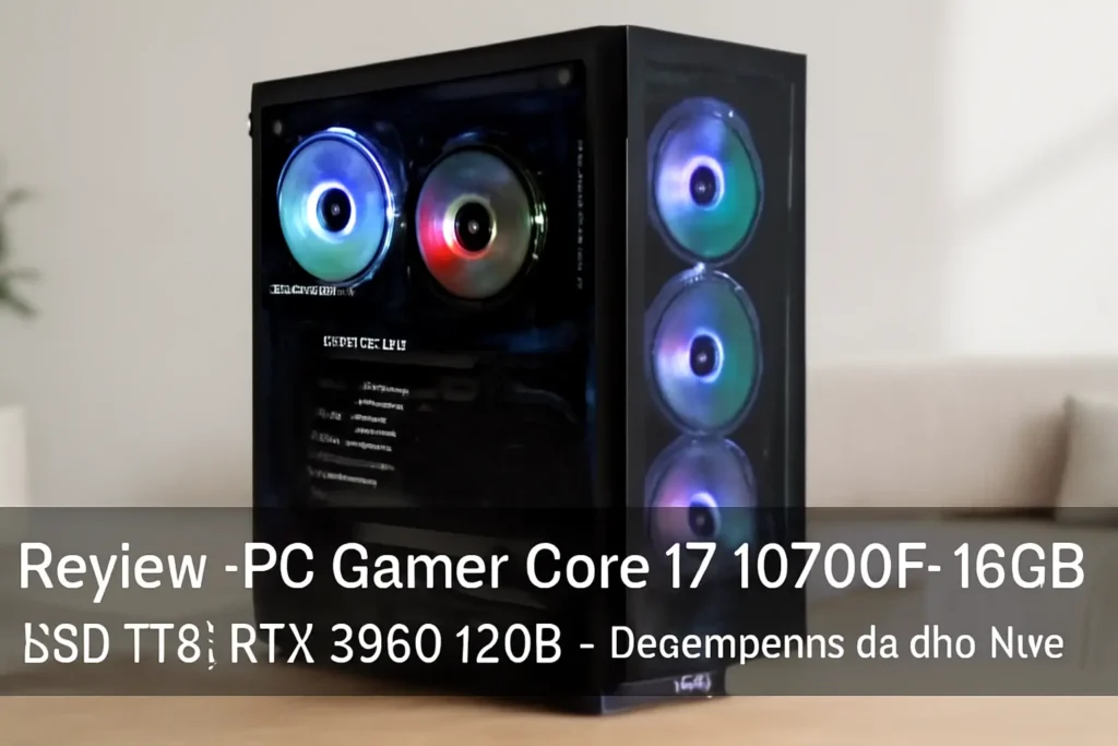 PC Gamer Core I7 10700F, 16GB, SSD 1TB, RTX 3060 12GB: Desempenho de Alto Nível
