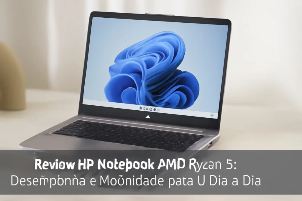 HP Notebook AMD Ryzen 5: Desempenho e Mobilidade para o Dia a Dia