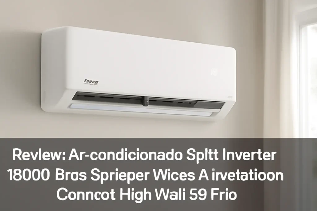 Ar-condicionado Split Inverter 18000 Btus Springer Midea Airvolution Connect High Wall Só Frio