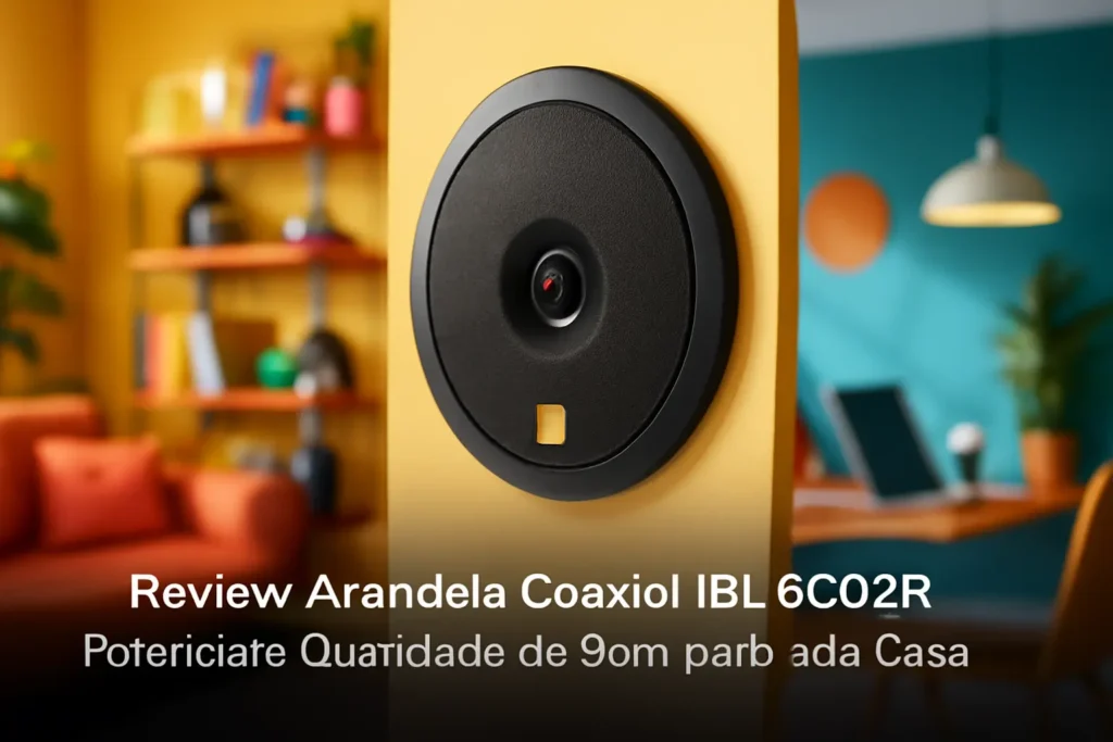 Arandela Coaxial JBL 6" 6CO2R: Potência e Qualidade de Som para sua Casa
