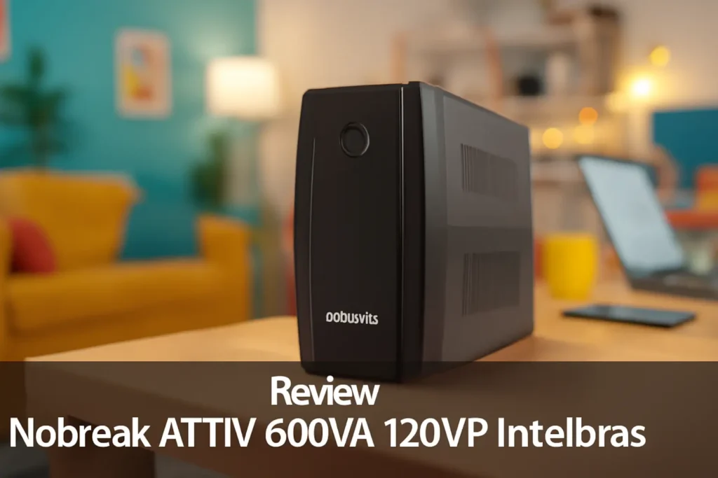 Nobreak ATTIV 600VA 120V Preto Intelbras: Proteção e Confiabilidade para Seus Equipamentos