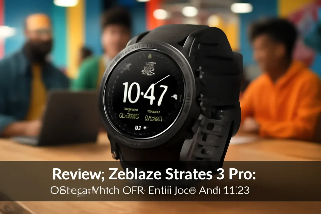 Zeblaze Stratos 3 Pro: O Smartwatch GPS Ideal para Aventuras