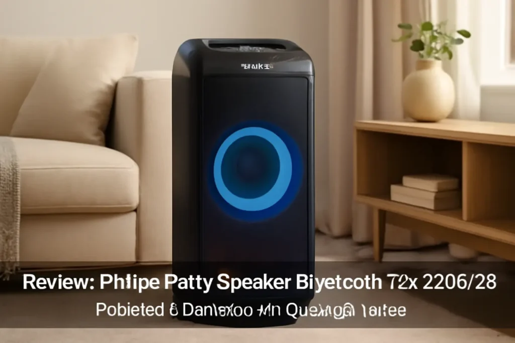 Philips Party Speaker Bluetooth TAX3206/78: Potência e Diversão em Qualquer Festa