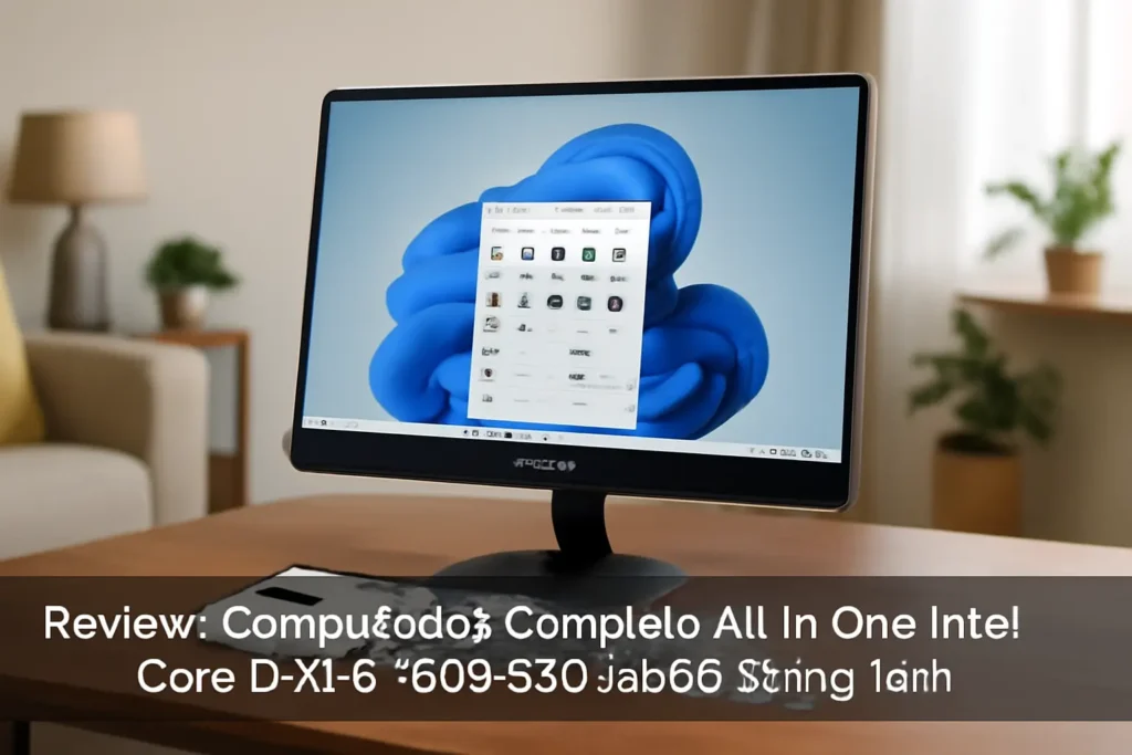 Computador Completo All In One Intel Core i5 21,5" 8GB SSD 256GB Strong Tech