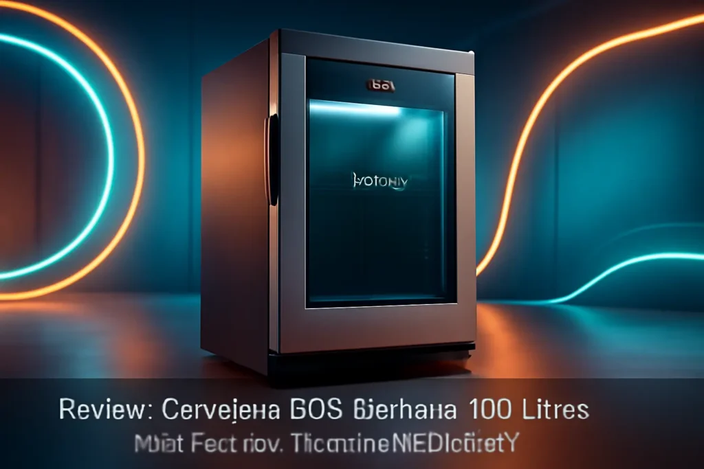 Cervejeira EOS Bierhaus 100 Litros Frost Free Inox Titanium ECE110 220V: Resfriamento Rápido e Eficiente